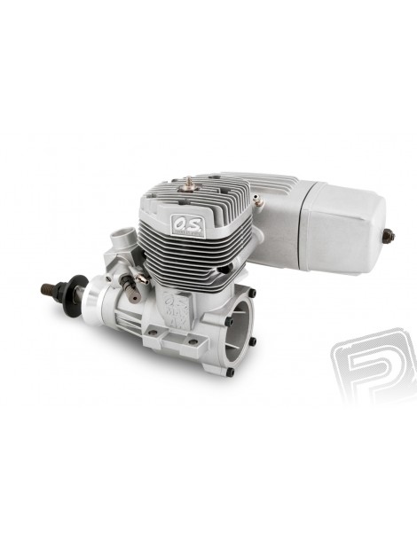 O.S. MAX-120AX RING 2T variklis su 70D karbiatoriumi ir E-5020 duslintuvu