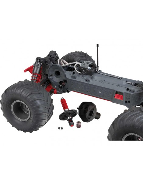 Arrma Gorgon 1/10 RTR Gun Metal spalvos RC monster truck modelis su 550 varikliu