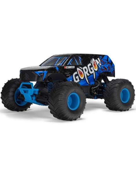 Arrma Gorgon 1/10 RTR mėlynas RC monster truck modelis su 550 varikliu