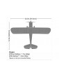 HobbyZone Champ 515mm RTF RC lėktuvas su SAFE ir Skill Level 1 mokymuisi