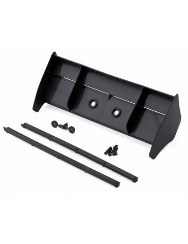 Kyosho MP9 TKI4 1/8 juodas galinis spoileris su oro nukreipėjais