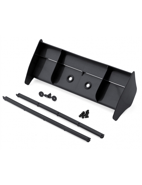 Kyosho MP9 TKI4 1/8 juodas galinis spoileris su oro nukreipėjais