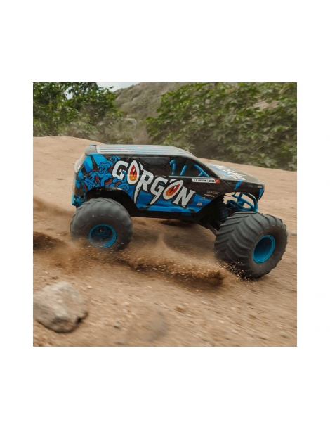 Arrma Gorgon 1/10 RTR mėlynas RC monster truck modelis su 550 varikliu