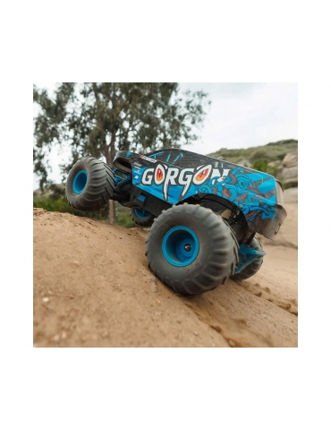 Arrma Gorgon 1/10 RTR mėlynas RC monster truck modelis su 550 varikliu
