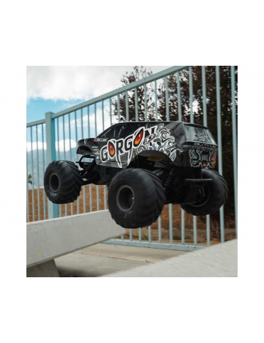 Arrma Gorgon 1/10 RTR Gun Metal spalvos RC monster truck modelis su 550 varikliu