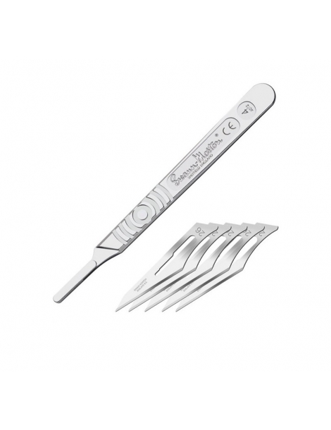 SH-PKN9220-Modelcraft Scalpel Handle 4, Blades 26 (5pcs)