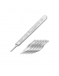 SH-PKN9210-Modelcraft Scalpel Handle 3, Blades 10A (5pcs)