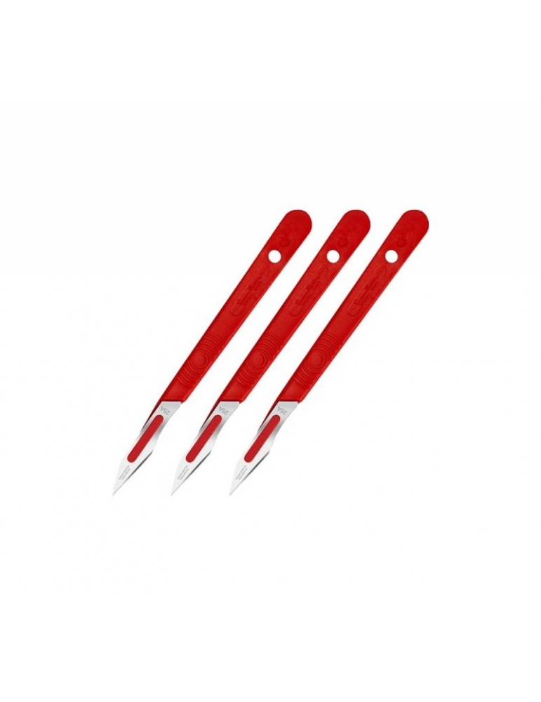 SH-PKN9205-Modelcraft Disposable Trimaway Knives 4, Blades 25A (3pcs)