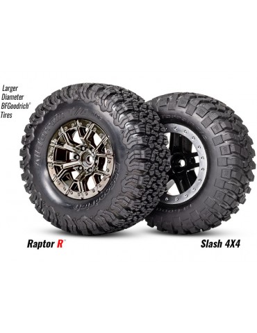 Traxxas Ford Raptor R 4X4 RC modelis 1:8 su 4S galios brushless sistema