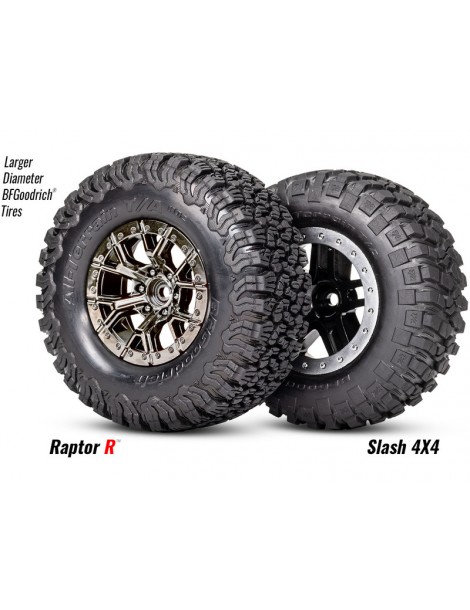 Traxxas Ford Raptor R 4X4 RC modelis 1:8 su 4S galios brushless sistema