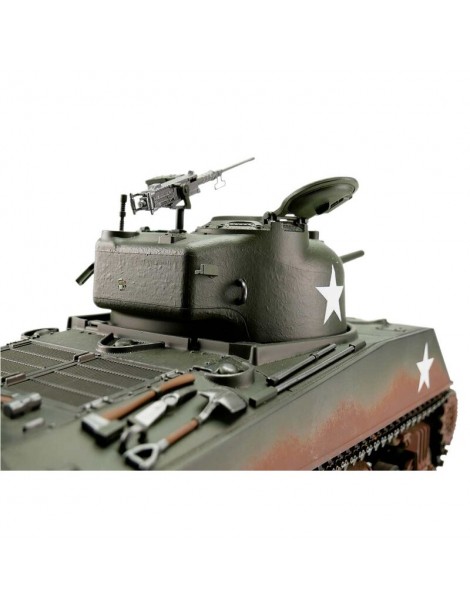 TORRO tank PRO 1/16 RC M4A3 Sherman 75mm green IR Servo