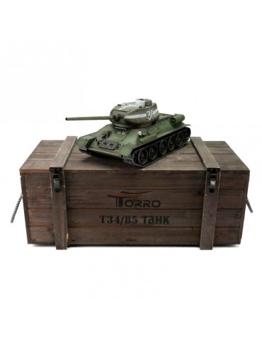TORRO tank PRO 1/16 RC T-34/85 green IR Smoke