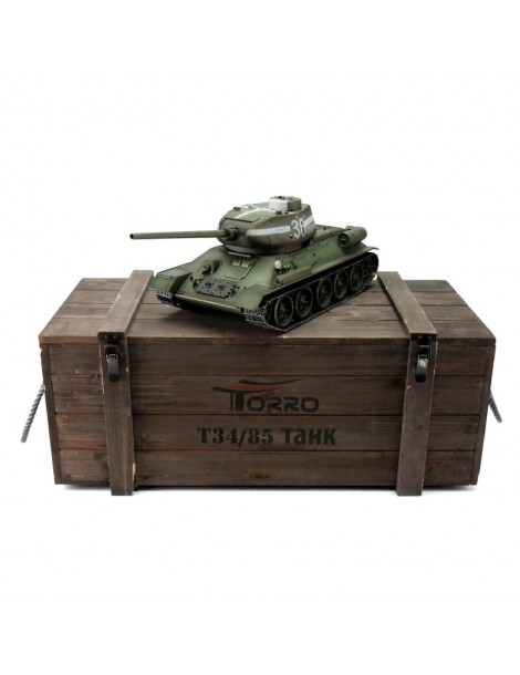 TORRO tank PRO 1/16 RC T-34/85 green IR Smoke