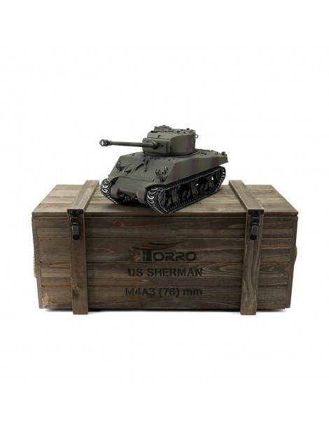 1/16 RC M4A3 Sherman 76mm camo IR Smoke