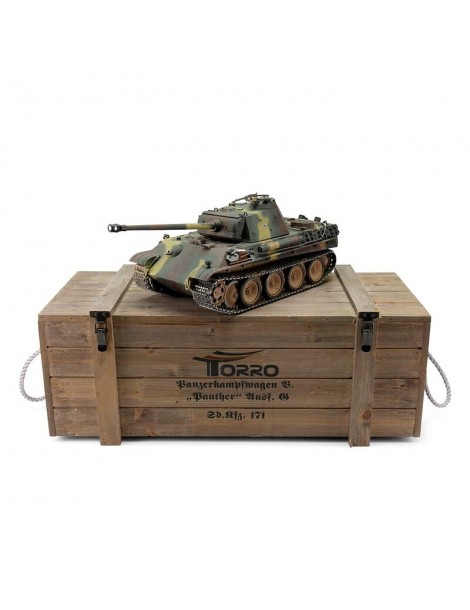 TORRO tank PRO 1/16 RC Panther G camo BB Smoke