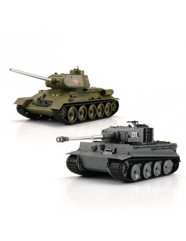 World of Tanks 1/30 RC Tiger I + T-34/85 IR