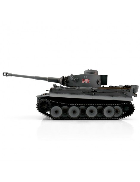 TORRO tank 1/16 RC Tiger I Early Vers. grey - infra