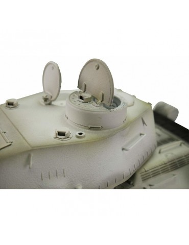 RC tankas TORRO PRO 1/16 T-34/85 Winter IR su metalinėmis vikšrinėmis grandinėmis