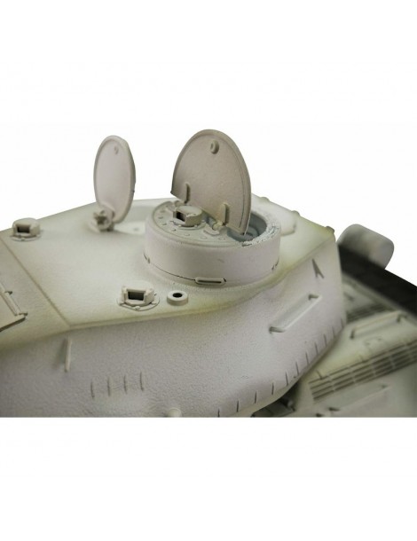 RC tankas TORRO PRO 1/16 T-34/85 Winter IR su metalinėmis vikšrinėmis grandinėmis