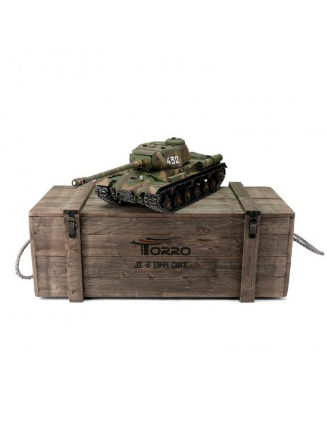 TORRO IS-2 1:16 RC tankas su kamufliažu ir IR kovos funkcija