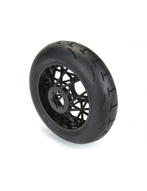 Pro-Line 1/4 Supermoto 2.0 galinė padanga su ratlankiu Losi Promoto-MX