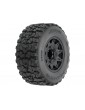 Pro-Line Jaeger HP belted padangos su Raid ratais 1/10 RC monster truck modeliui