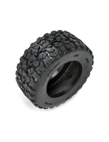 Pro-Line Jaeger HP belted padangos su Raid ratais 1/10 RC monster truck modeliui