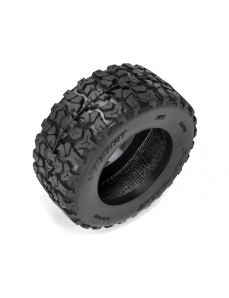 Pro-Line Jaeger HP belted padangos su Raid ratais 1/10 RC monster truck modeliui