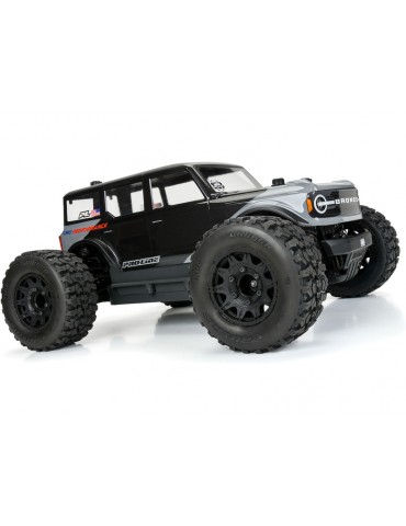 Pro-Line Jaeger HP belted padangos su Raid ratais 1/10 RC monster truck modeliui