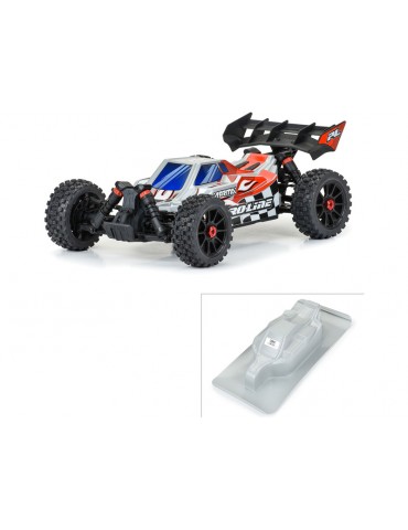 Pro-Line Axis Tough-Color pilkas kėbulas Arrma Typhon 223S modeliui