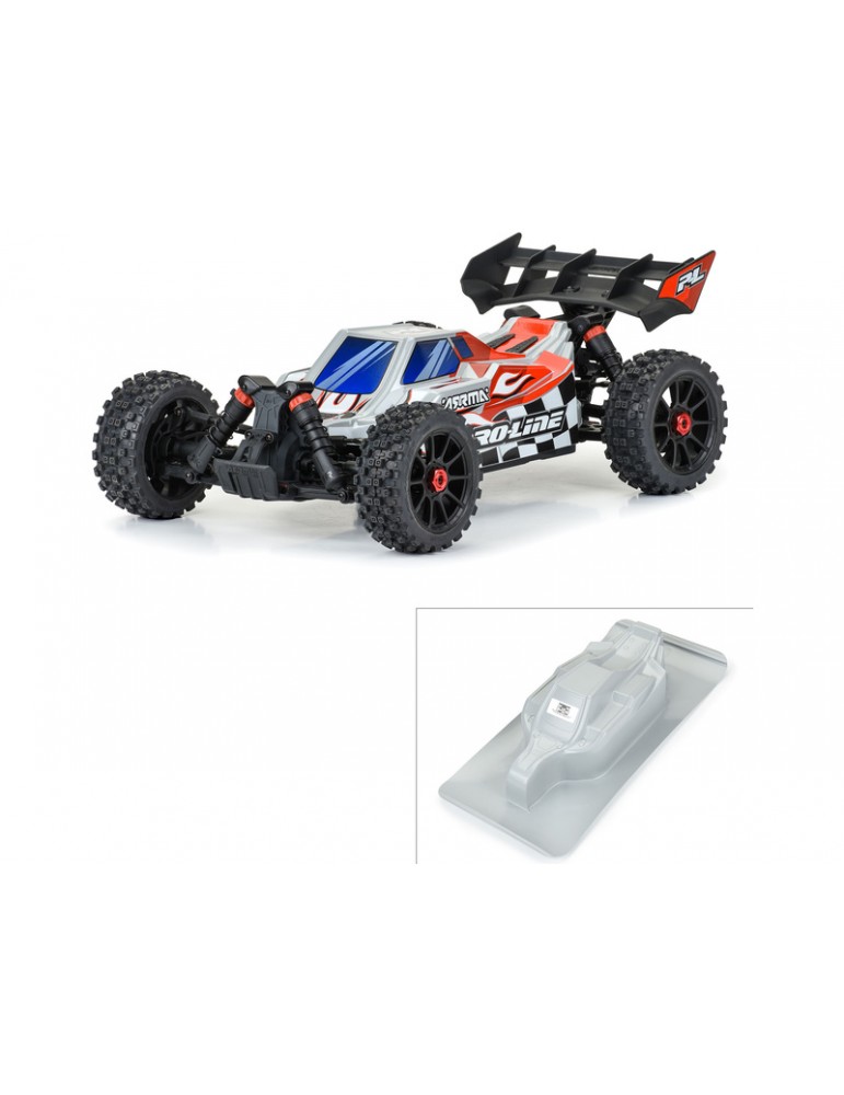 Pro-Line Axis Tough-Color pilkas kėbulas Arrma Typhon 223S modeliui