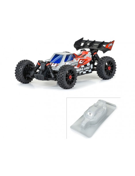 Pro-Line Axis Tough-Color pilkas kėbulas Arrma Typhon 223S modeliui