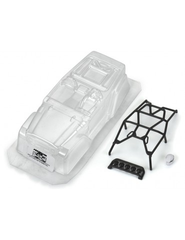 Pro-Line Toyota Land Cruiser FJ40 skaidrus kėbulas su rėmu SCX24