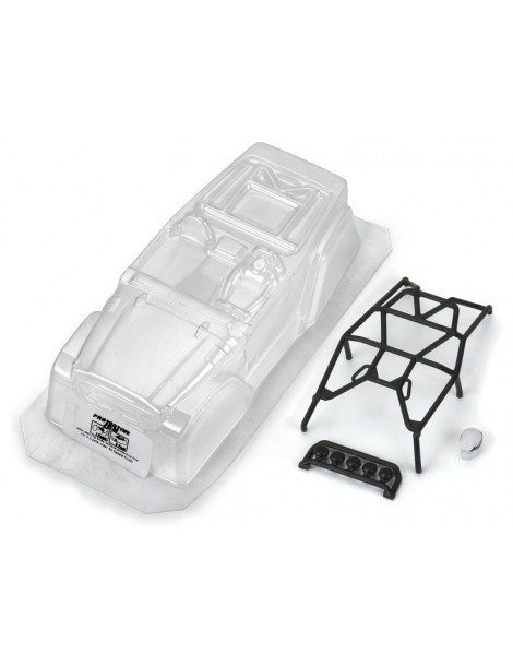 Pro-Line Toyota Land Cruiser FJ40 skaidrus kėbulas su rėmu SCX24