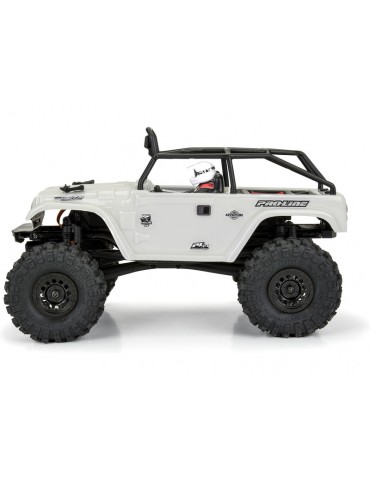 Pro-Line Toyota Land Cruiser FJ40 skaidrus kėbulas su rėmu SCX24