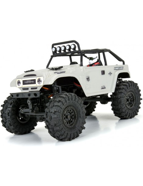 Pro-Line Toyota Land Cruiser FJ40 skaidrus kėbulas su rėmu SCX24