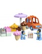 LEGO DUPLO Išvyka į ledainę su Bluey konstravimo rinkinys