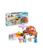 LEGO DUPLO Išvyka į ledainę su Bluey konstravimo rinkinys