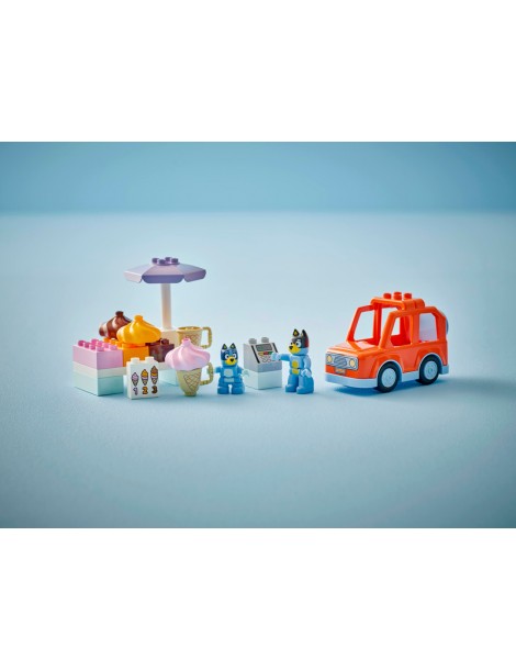 LEGO DUPLO Išvyka į ledainę su Bluey konstravimo rinkinys