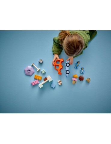 LEGO DUPLO Išvyka į ledainę su Bluey konstravimo rinkinys