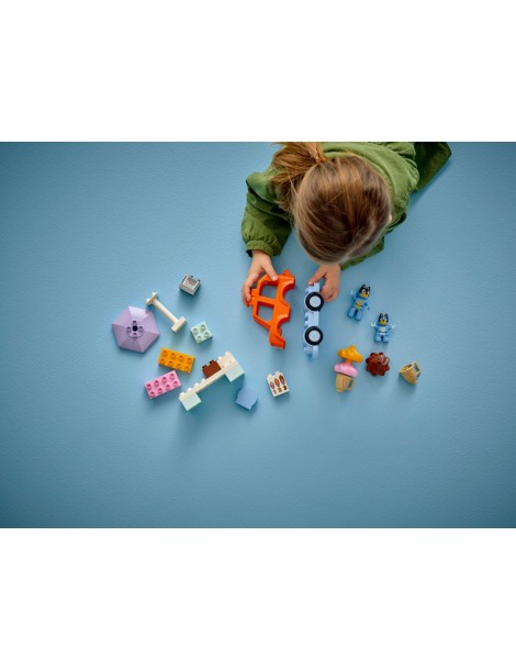 LEGO DUPLO Išvyka į ledainę su Bluey konstravimo rinkinys