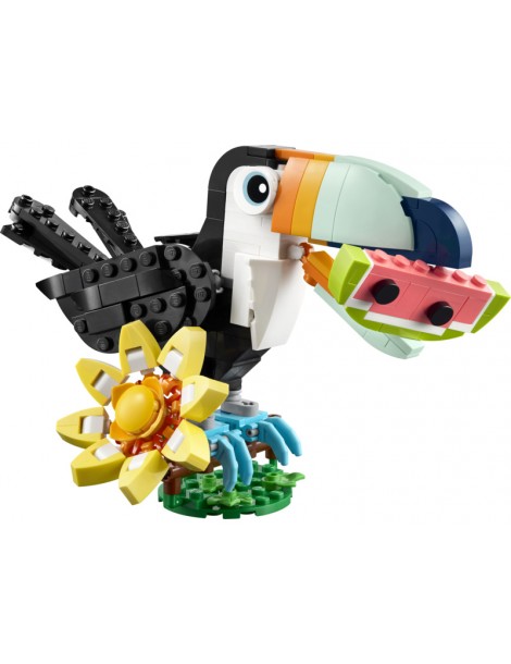 LEGO Creator Laukiniai gyvūnai: atogrąžų tukanas konstruktorius