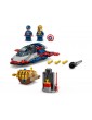 LEGO Marvel Kapitonas Amerika prieš Tanosą konstruktorius vaikams