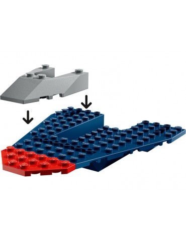 LEGO Marvel Kapitonas Amerika prieš Tanosą konstruktorius vaikams