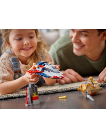 LEGO Marvel Kapitonas Amerika prieš Tanosą konstruktorius vaikams