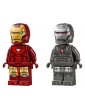 LEGO Marvel Geležinis žmogus ir Karo mašina prieš „Hammer“ dronus konstruktorius