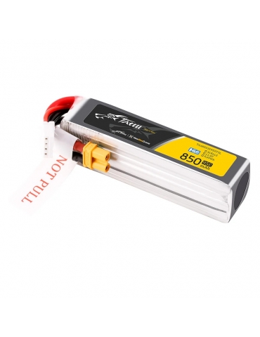 Tattu R-Line V5 850mAh 3S 11.4V 95C LiPo baterija su XT30U-F jungtimi