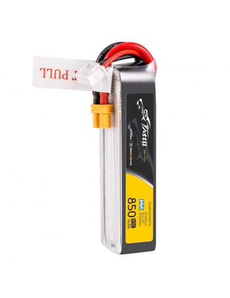 Tattu R-Line V5 850mAh 3S 11.4V 95C LiPo baterija su XT30U-F jungtimi