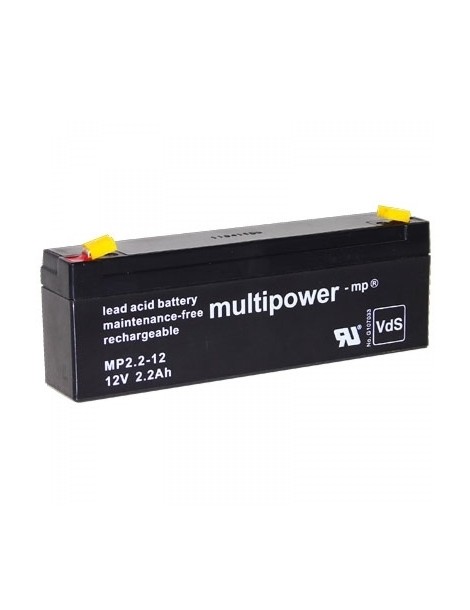 Multipower PB celė MP 2,2Ah-12V švino-rūgšties akumuliatorius AGM
