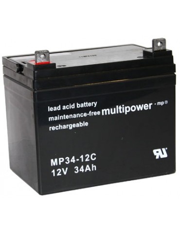 Multipower PB celė MP 34,0Ah-12V švino-rūgšties AGM akumuliatorius